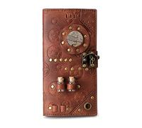 LVUNZJCA Portafoglio da Donna Borsa a tracolla stile vintage industriale Steampunk da donna Borsa da Donna