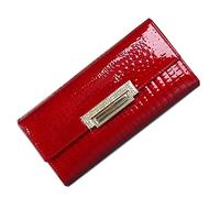 LVUNZJCA Portafoglio da Donna Portafoglio da donna lungo in pelle con borsa in pelle Portafoglio da donna impreziosito Borsa da Donna