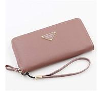 LVUNZJCA Portafoglio da Donna Portafoglio lungo con spazzola portamonete for cellulare Borsa da Donna(B)