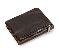 LVUNZJCA Portafoglio da Uomo Portafoglio corto in pelle Portamonete bifold da uomo in pelle da donna