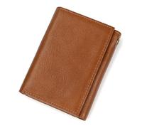 LVUNZJCA Portafoglio da Uomo Portafoglio in pelle Portamonete da uomo vintage Porta carte multiplo con portachiavi