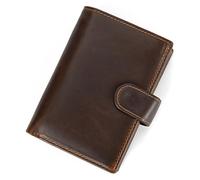 LVUNZJCA Portafoglio da Uomo Portafoglio in pelle Portamonete Porta carte multiplo ripiegabile