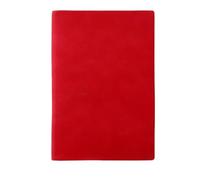 LVUNZJCA Quaderno Diario Quaderno classico retrò minimalista dello stesso colore per Donne e Uomini(Rouge)