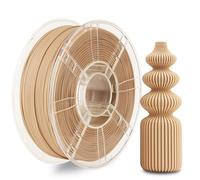 LVVJ3D Filamento Pla 1,75 mm, filamento per stampante 3D, PLA naturale, struttura in legno di quercia bianca, precisione dimensionale +/- 0,03 mm, bobina da 1 kg