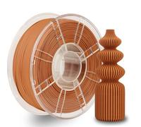 LVVJ3D Filamento Pla 1,75 mm, struttura in legno naturale opaco, filamento per stampante 3D, filamento in legno di teak giallo, precisione dimensionale +/- 0,03 mm, bobina da 1 kg