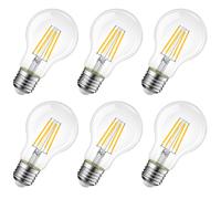 LVWIT Lampadina Filamento LED E27,6.5W Equivalenti a 60W,806Lm,2700K,Luce Bianca