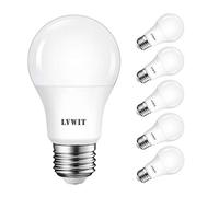 LVWIT Lampadina LED E27 8W, Equivalenti a 60W, Luce Bianca Calda 2700K, 806Lm, Consumo Basso, Risparmio Energetico, Non Dimmerabile, Pacco da 6