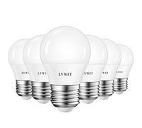 LVWIT Lampadine LED Attacco E27 Forma G45, 6.5W Equivalente a 60W, Luce Bianca Fredda 6500K, Flusso Luminoso 806Lm, Risparmio Energetico, Non Dimmerabile, Pacco da 6 Unità