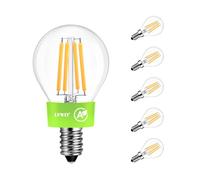 LVWIT Lampadine LED E14, Lampadine Filamento Classe A Ultra Efficiente, Luce Calda 2700k, 2.2W Equivalenti a 40W, 470LM, Forma a P45 Vintage, 95% Risparmio Energetico, Non Dimmerabile, 6 Pezzi