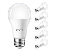 LVWIT Lampadine LED E27 Bianco Freddo 6500K, Lampadina LED 13W (Equivalente 100W), 1521LM, Lampadina per Soggiorno, Sala, Lampadario, Ventilatore, Consumo Basso, Non Dimmerabile, Pacco da 6 Unità