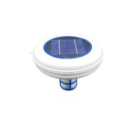 LVXBHZQD Ionizzatore Solare for Piscina, Pulitore Wireless, Pannelli Solari Circolari, Senza Cloro, Resistente alle Alghe(RLP002)