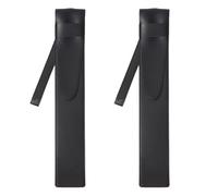 LVYUDS 2 Pezzi Custodia Bacchette Batteria 1 Coppia Capacità Portatile Custodia per Bacchette per Mazzuoli Spazzole, Borsa per Bacchette Portatile Prestazioni da Viaggio(Nero)