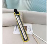 LVYUDS 3 Pezzi Trasparente Borsa per Bacchette 1 Coppia capacità, a Mano Custodia Bacchette Batteria Portatile Universale Custodia per Bacchette Batterista Bande Principianti(Giallo)