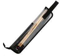 LVYUDS Custodia Bacchette Batteria Capacità 1/2/4 Coppie a Mano Portatile Borsa per Bacchette Magnetico Bloccaggio Clip Custodia per Bacchette per Mazzette Spazzole(M,Black B)