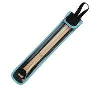 LVYUDS Custodia Bacchette Batteria Capacità 1/2/4 Coppie a Mano Portatile Borsa per Bacchette Magnetico Bloccaggio Clip Custodia per Bacchette per Mazzette Spazzole(S,Blu)