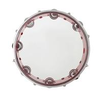 LVYUDS Grande Tamburello A Doppio Strato In Plastica for Adulti, Strumento Professionale for Tambourin(Color:Red)