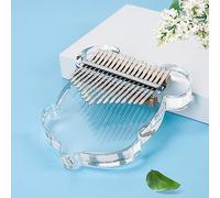 LVYUDS Pianoforte for Pollice Kalimba Trasparente, Set for Thumb Piano In Acrilico, Finger Piano for Pollice In Cristallo A Forma Di Animale (Color : D)