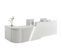 LVYWEX Banco Reception ad Angolo Bancone Cassa Moderno per uffici e negozi.
