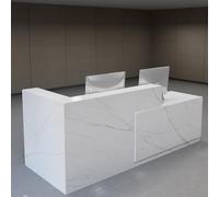 LVYWEX Bancone Cassa Moderno Banco Reception per Ufficio