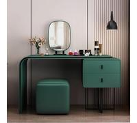 LVYWEX Tavolo Da Toeletta, Scrittoio Per Il Trucco con Specchio E Luci, Luminosità Regolabile(Orange)