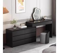 LVYWEX Toletta da trucco, con Luci e Prese a Led Regolabili con specchio grande 8 Cassetto Grand(100cm)