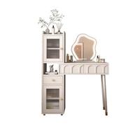 LVYWEX Toletta Da Trucco, con Luci LED 3 con Luminosità Regolabile Per La Camera Da Letto(90cm)