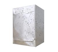 LVYXON Copertura per Lavatrice & Asciugatrice - Coprilavatrice Coperchio Protettivo Impermeabile 69 x 85 x 98 cm - Copri Lavatrici da Esterno Interno con Cerniera per Protezione Lavatrici