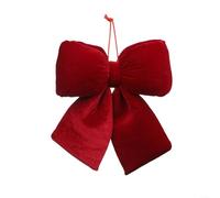 LVYXON Fiocchi decorativi rossi di Natale, fiocchi decorativi di grandi dimensioni, in velluto rosso, cravatte decorative natalizie, ornamenti per albero di Natale, casa, feste di nozze, decorazioni