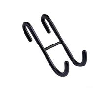 LVYXON Ganci per asciugamani in acciaio inossidabile 304, nessun rumore, installazione trapano per accessori per la porta della doccia (nero)