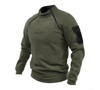 LVYXON Giacca da uomo in pile con zip intera, calda, invernale | Chiusura con cerniera intera, colletto alto, resistente al vento, ideale per le giornate fredde, facile da indossare e