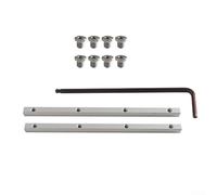 LVYXON Guide accurate per sega a binario, estruso in alluminio, opzioni da 300 mm/400 mm, taglio dritto liscio, strumento da banco per la lavorazione del legno (connettore della ferrovia)