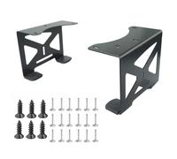 LVYXON Per PS5 Under-Desk Metallo Storage Stand Salvaspazio Console di Gioco Supporto Supporto Sotto Il Tavolo Organizzatori Titolare Accessori di Gioco