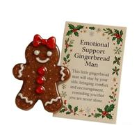 LVYXON Pocket Hugs Friend Man con biglietto positivo, set in resina e carta che fornisce supporto e comfort edificanti, formato portatile per incoraggiare in qualsiasi momento, include due bambole e