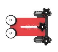 LVYXON Rullo per la lavorazione del legno per sega da banco, controllo della pressione regolabile con meccanismo a molla, compatibile con slot a T, struttura in lega di alluminio, 186 mm