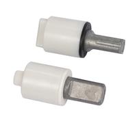 LVYXON Sedile WC in lega di zinco nero con ammortizzatore rotativo Hingeydraulic Soft Close Silent Slow Down per un'esperienza di bagno silenziosa, confezione da 2