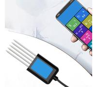 LVYXON Sensore USB del suolo per NPK pH temperatura umidità - IP68 impermeabile tester di umidità del suolo e monitor dell'acqua delle piante per agricoltura giardinaggio idroponica (D)