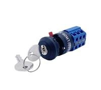 LW26-10/3S Single Hole Mounted 16.5mm Rotary Changeover Cam Switch With Lock Key Dual Power Supply electronic starter Forward And Reverse