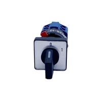 LW26-10A Montaggio a foro singolo Dimensioni 16,2 mm 1/2/3/4 poli Interruttore a camma rotante Selettore di commutazione Contatto in argento Controllo di potenza(3P-12 Terminals)