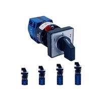 LW26-10S 1/2/3/4 poli foro singolo montaggio Dimensioni 16 mm Interruttore a camma rotante Interruttore di controllo del selettore principale di commutazione 10A (personalizzare, terminali 2P-8)