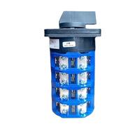 LW26-125/4 Interruttore a camme 2/3/4/5 posizioni 125 A 690 V Selettore rotativo fai da te 16 terminali Viti Contatto in argento LW28 YMW26 1 pz(01234)