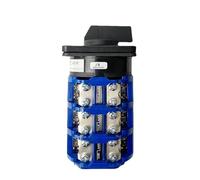 LW26-160A Interruttore a camme 2/3/4/5/6/7/8 posizioni 160A Commutatore rotativo fai da te 12 terminali Viti Contatto argentato LW28 YMW26-160/3 1 pz(160A-123)