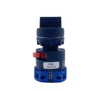 LW26-20/1S Selettore di conversione a 1 polo a tre posizioni con foro singolo da 22 mm, 20 A, doppia alimentazione, rotativo, camma rotante(3 Position)