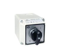 LW26-20/5M 0-5 Six Position Five Poles 20A Power Switching Waterproof Box Transfer Rotary Cam Switch