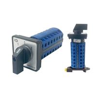 LW26-20/7 Interruttore a camme rotante LW28 YMW26 20A 690V Contatto in argento Conversione Montaggio su guida DIN Controllo di potenza a sette poli(01)