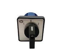 LW26-20 Interruttore a camme di commutazione rotativo elettrico a 2/3/4/6/7 posizioni, contatti in argento, 20 A, 690 V, 3 poli, LW28-20 YMW26-20/3(0-1)