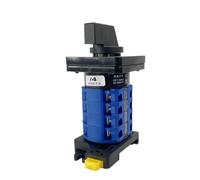 LW26-20 Interruttore a camme rotante multiposizione con contatto in argento montato su guida DIN 690 V 20 A Selettore di commutazione a 4 livelli YMW26 LW28 1 pz(1-0-1 Reset)