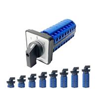 LW26-20 YMW26 Contatto in argento 1-8 poli 20 A 690 V Interruttore a camme di commutazione selettore rotativo di potenza di controllo LW28-20 1 pz(1P-4 Terminals)