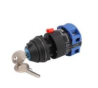 LW26-25YS1/1S Change-over Rotart Cam Switch 22mm Mounting 0-1 OFF-ON Lock Key electronic starter Equipment Power Cut-off 25A Switches