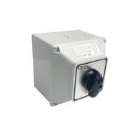 LW26-32 YMW26-32/2M Commutatore rotativo a camma 32A 2 Poli con Scatola Impermeabile IP65 Seleziona Camera di spegnimento Arco Argento(012 with Box)