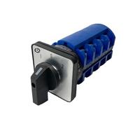 LW26-63 DIN Rail Mounted Multi Position Rotary Cam Switch 690V 63A 4 Pole Changeover Cam Switch YMW26 LW28(1-0-2) Controls Switches